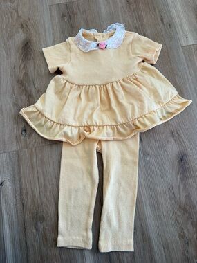 Vintage Cottage Core Baby Outfit